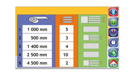 Ligne de coupe 1,25 M x 0,8 mm, déroulage numérique, coupe électrique, refente 3 - Vue CN1