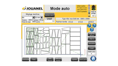 Logiciel JYL-BASIC table laser Jouanel