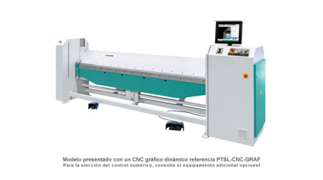 Plegadora eléctrica universal PTS con  CNC gráfico dinámico 