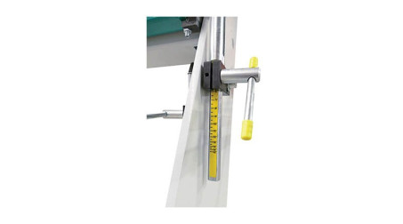 Plieuse d'atelier manuelle 3.08 ml avec règle de pince segmentée - acier 0.8 mm - detail4
