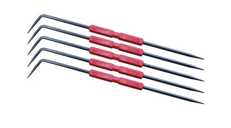 Lot de 5 pointes à tracer avec manchon longueur 210 mm