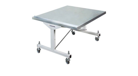 Table support 1000x1250 sur roulettes connectables pour sortie CLD