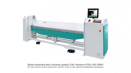 Universal electric folding machine with dynamic graphic CNC PTS