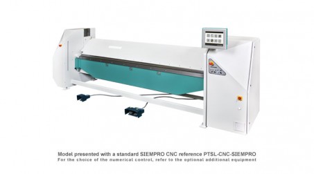 Universal folding machine PTS with standard CNC SIEMPRO 