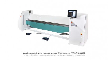 Universal electric folding machine PTS with dynamic graphic CNC