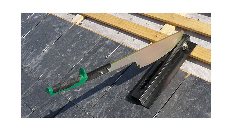 Cisaille guillotine pour ardoise naturelle, longueur de coupe 220 mm, capacité 6 - action1