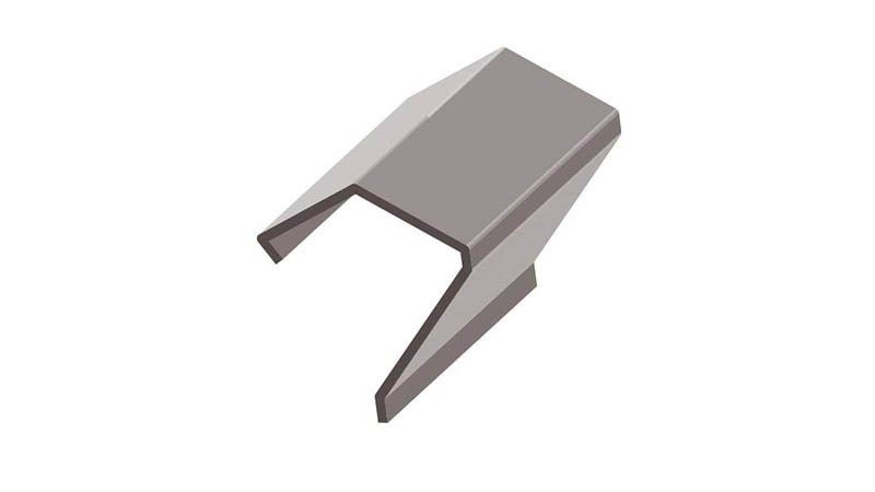 Profileuse clip pour cadre PDF - PDF1 - TDC - TDF, acier - galva 0,8 - 1,2 mm - Profil realise