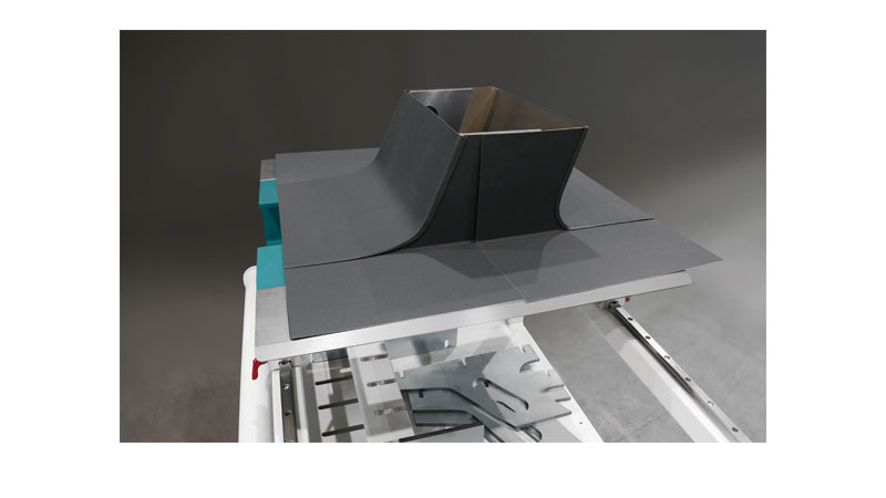 Table gabarit pour abergements de cheminée